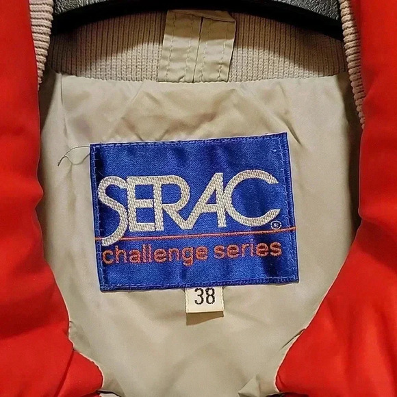 Serac Vintage Ski Snowboarding Winter Made in the USA Jacket Size 38 - Picture 2 of 8